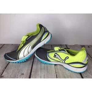 Puma Women’s 7,5 Running Eco Ortholite Athletic‎ Shoes Sneakers Neon green gray